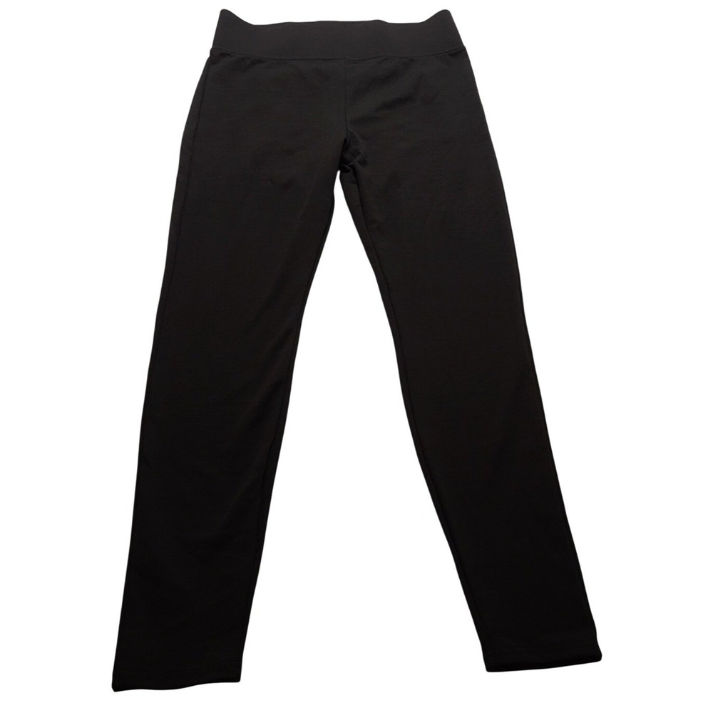 A New Day Women's Black Athletic Leggings Stretch Yoga Pants Wide Waistband M